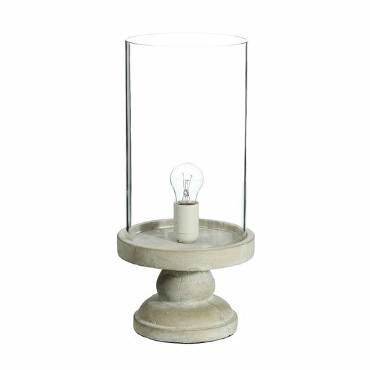 Table lamp INDUSTRIAL LAMPS 20.5 x 20.5 x 43 cm Cement Gray Glass