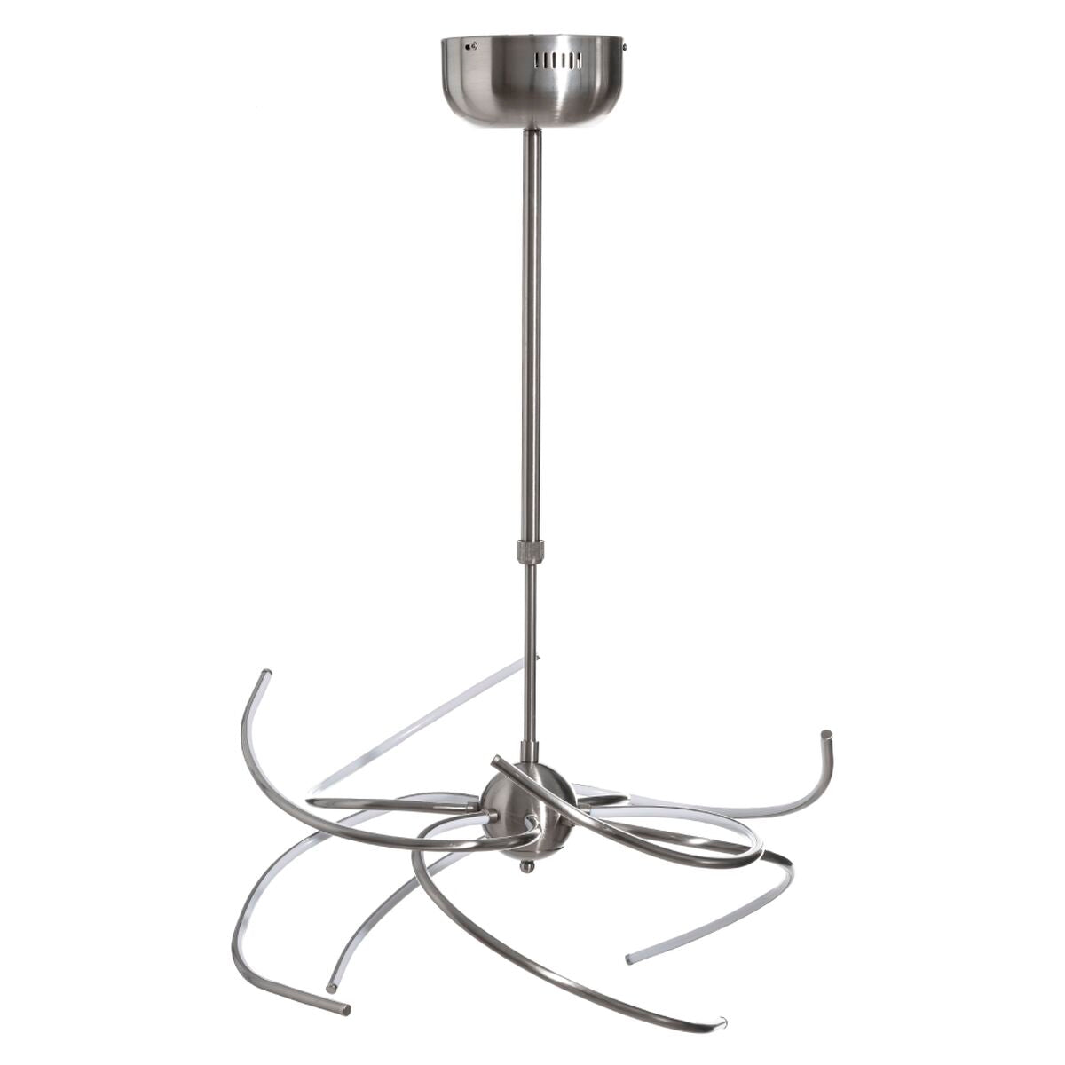 Ceiling Lamp 60 x 60 x 120 cm Metal Silver Modern