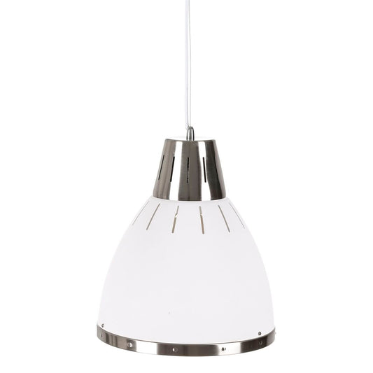 Industrial White Metal Ceiling Lamp 30 x 30 x 35 cm