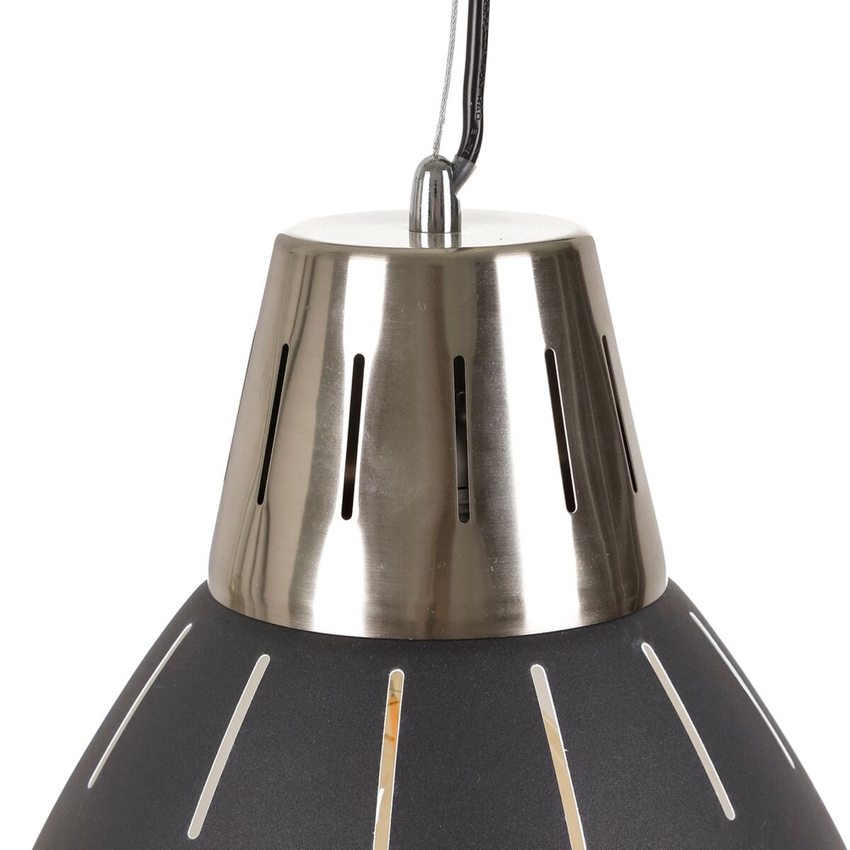 Industrial Black Metal Ceiling Lamp 30 x 30 x 35 cm