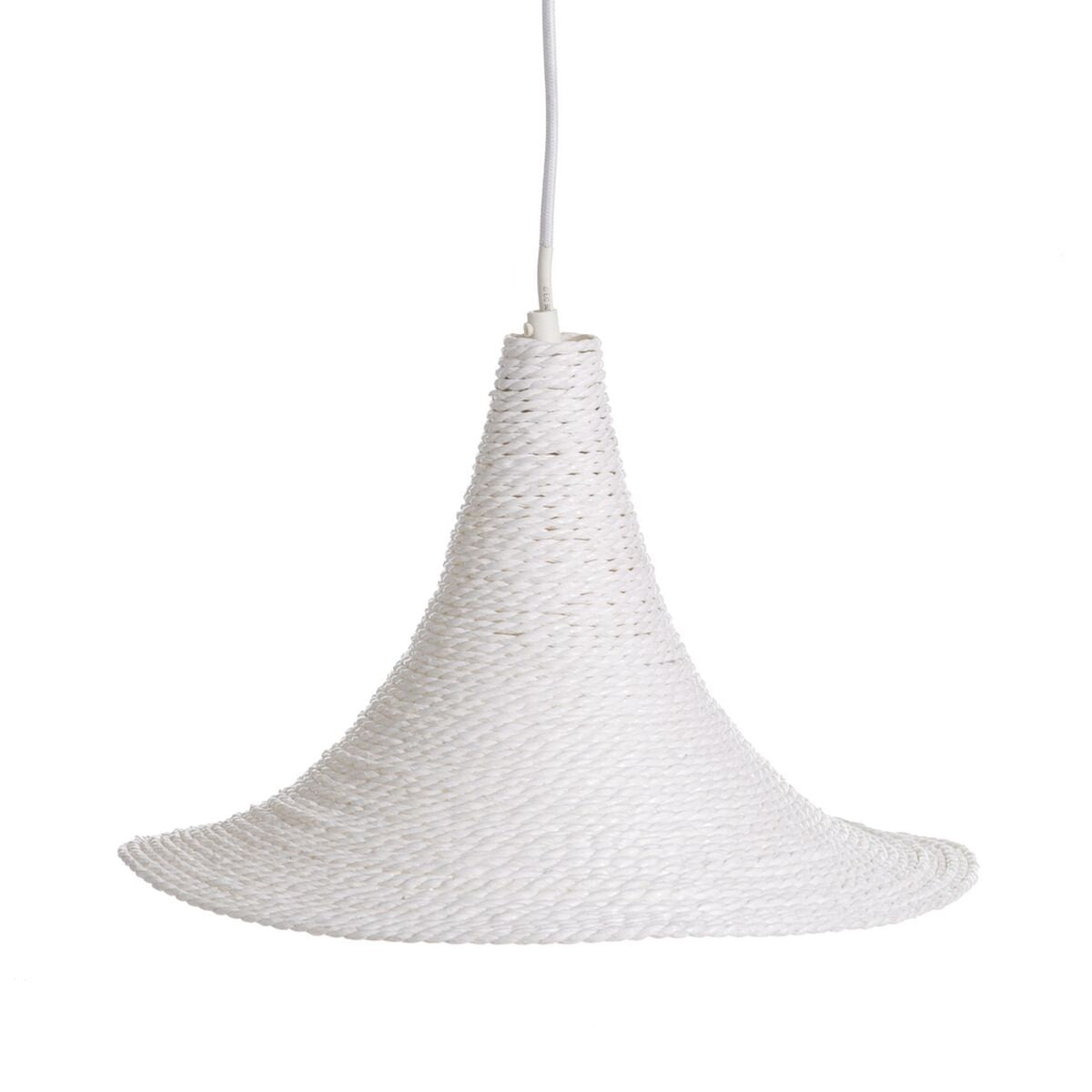 Ceiling Lamp 34 x 34 x 22 cm White Rope