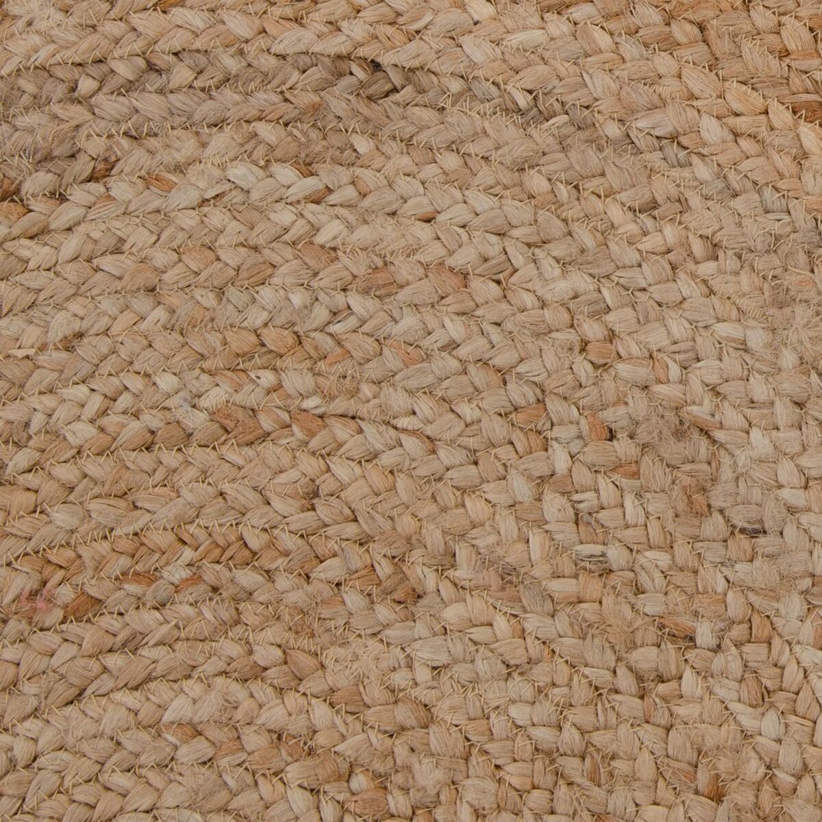 Rug 120 x 120 x 0.9 cm Multicolor Jute