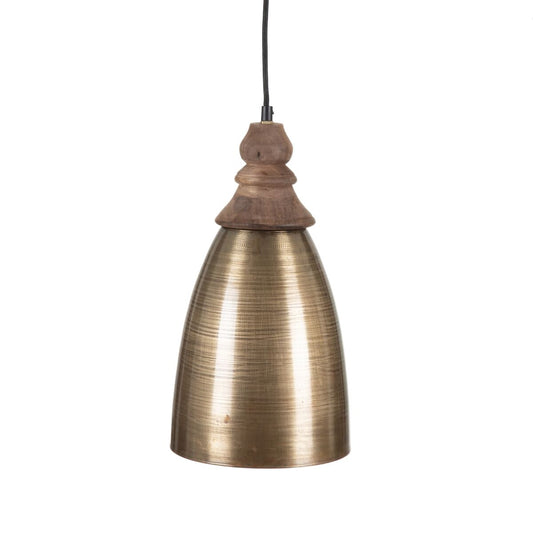 Ceiling Lamp 22 x 22 x 42 cm Gold Iron