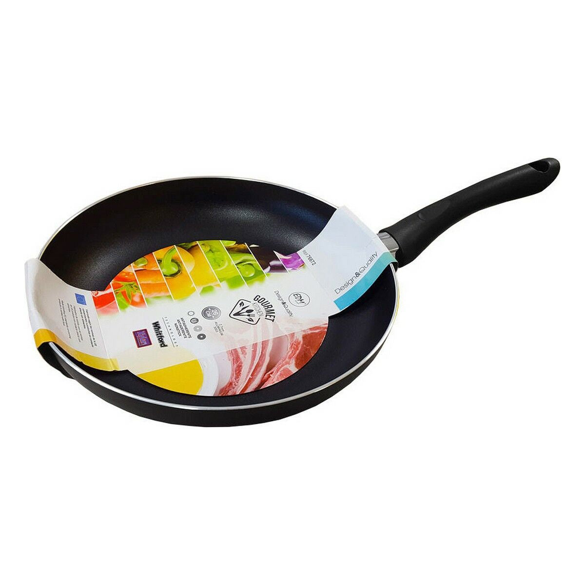 EDM Basic Line Whitford Technology Non-Stick Frying Pan Black Aluminum (Ø 20 cm)