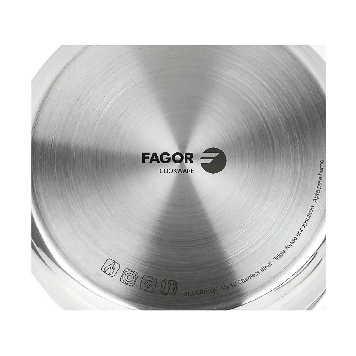 FAGOR Saucepan Stainless Steel 18/10 Chrome (Ø 20 cm)
