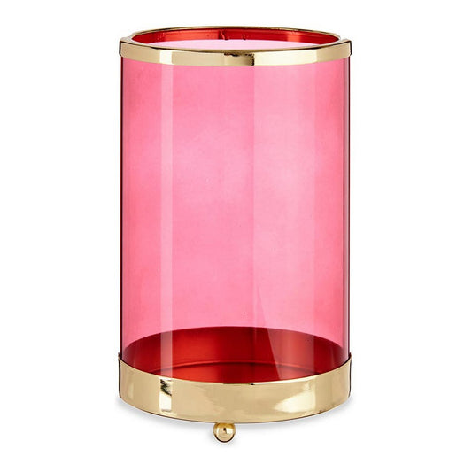 Rose Gold Cylinder Candle Holder