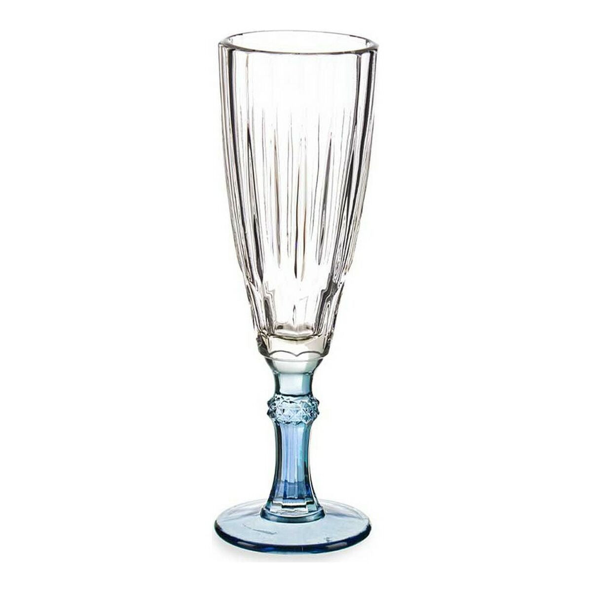 Champagne glass Exotic Cristal Azul (170 ml)