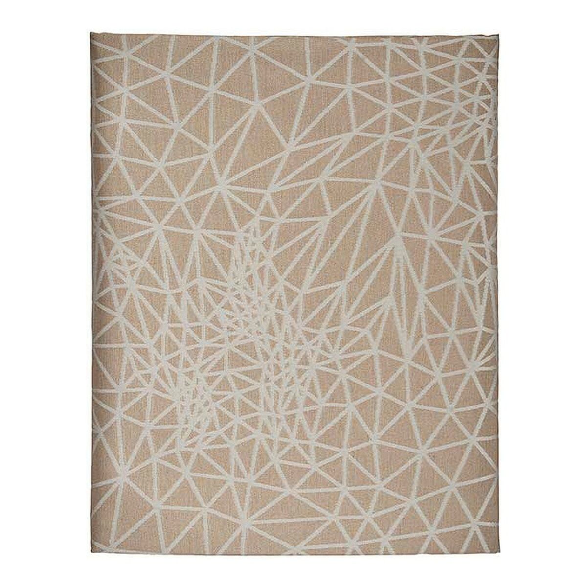 Mantel Jacquard Abstracto Beige (140 x 180 cm)