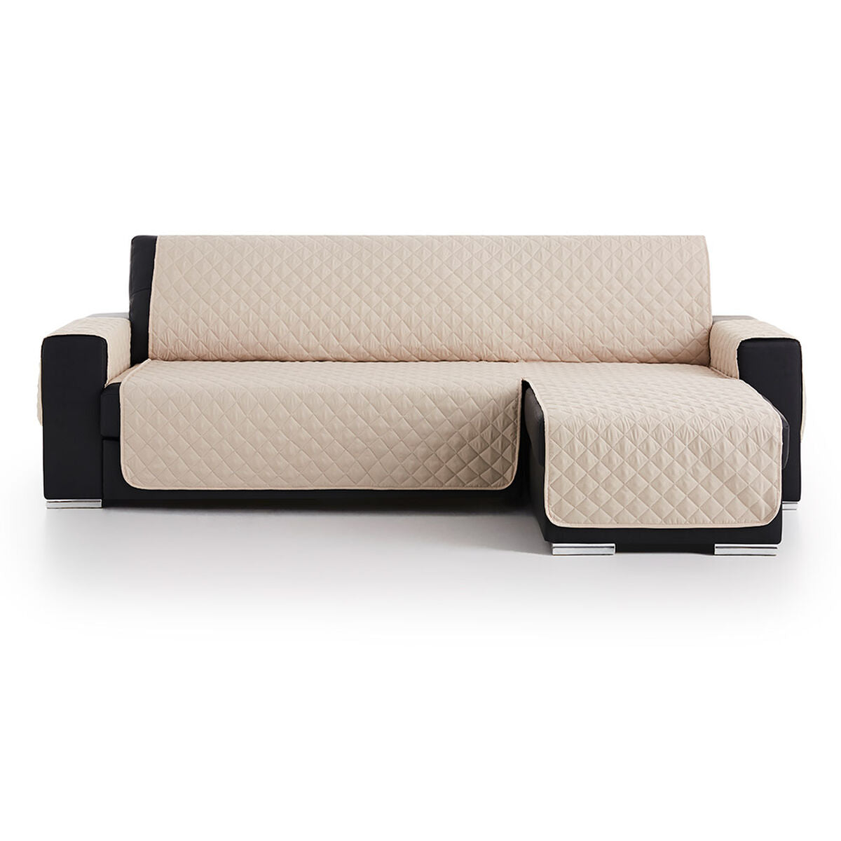 Capa para sofá chaise longue bege Belmarti 200 cm