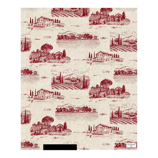 Bordeaux Provence Landscape Tablecloth 140x140 cm