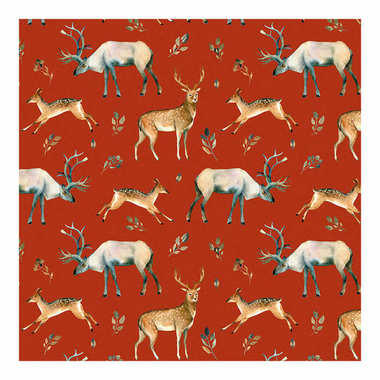 Red Deer Tablecloth 140x200 cm