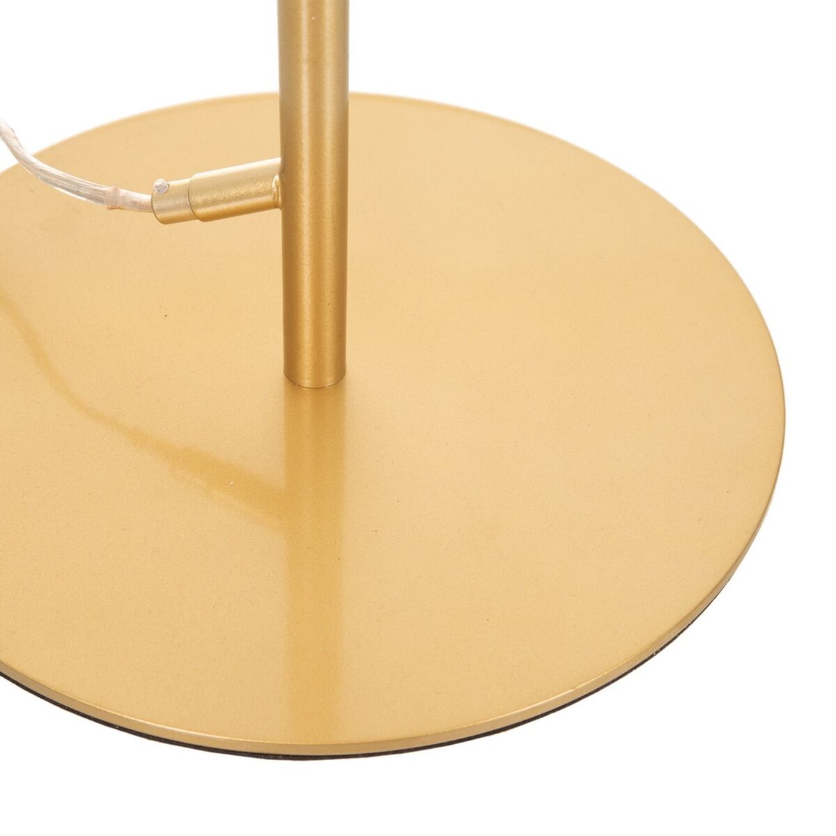 Floor Lamp 40 x 40 x 144 cm Gold Glass White Metal