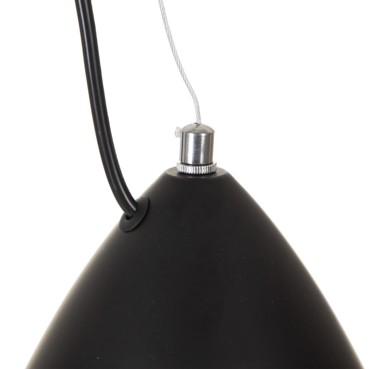 Ceiling Lamp Black Aluminum 20 x 20 x 30 cm