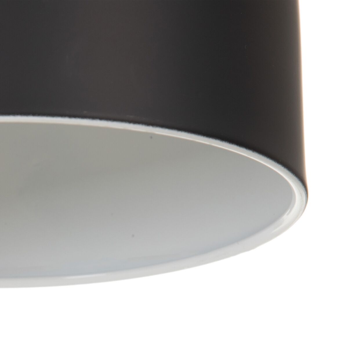 Ceiling Lamp Black Aluminum 20 x 20 x 30 cm