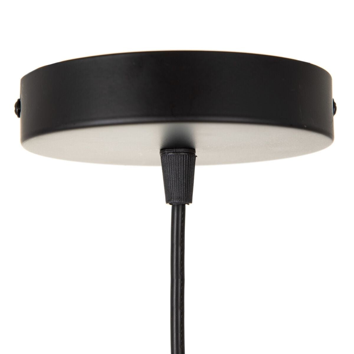 Ceiling Lamp Synthetic Fabric Black Gold Metal 30 x 30 x 41 cm