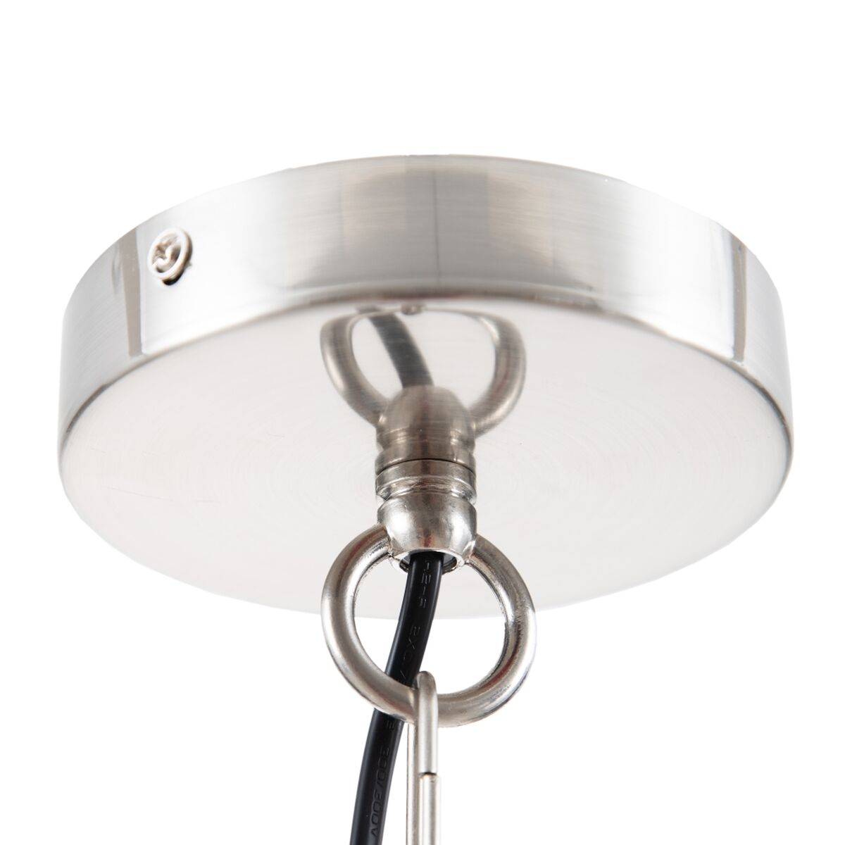 Silver Metal Ceiling Lamp 34 x 34 x 38 cm