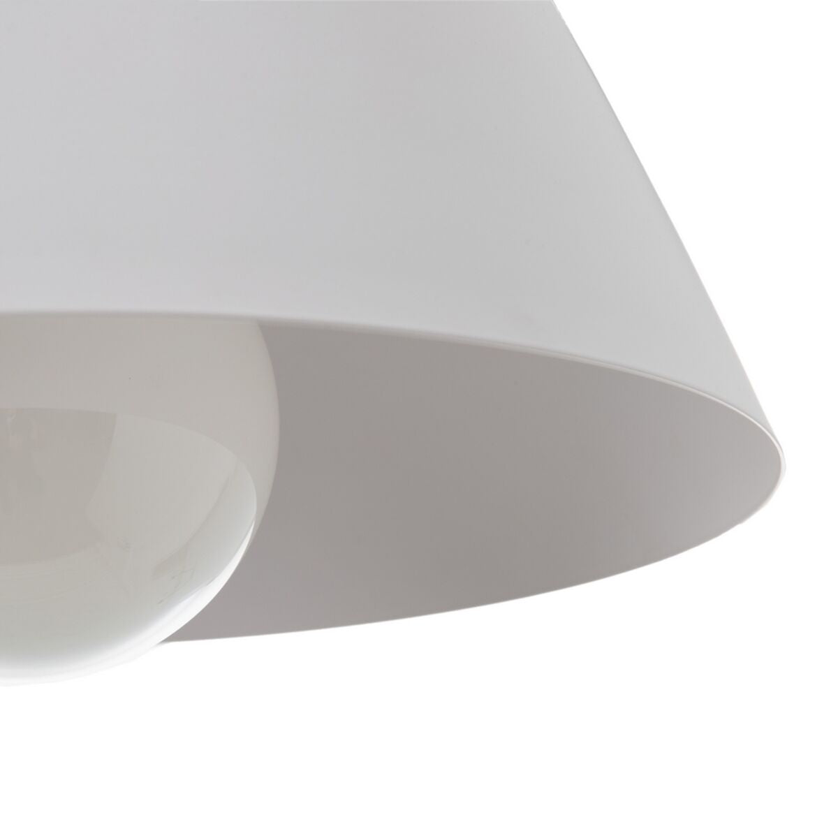 White Metal Ceiling Lamp 36 x 36 x 38 cm