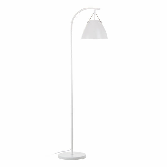 Floor Lamp 26 x 26 x 146 cm White Metal
