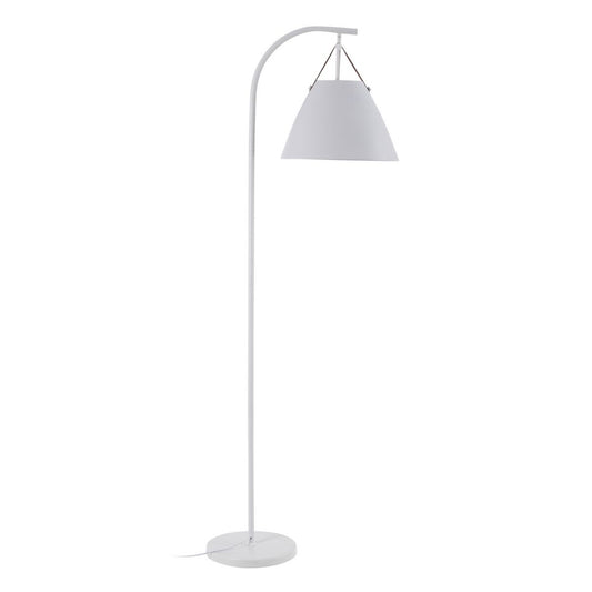 White Metal Floor Lamp 36 x 36 x 160 cm