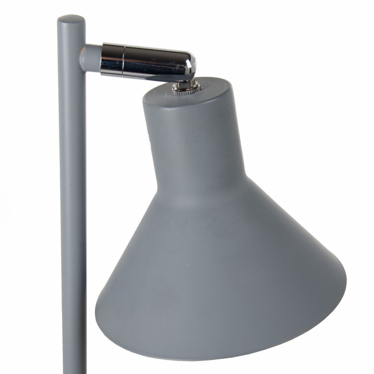 Floor Lamp 15.5 x 15.5 x 143 cm Gray Metal