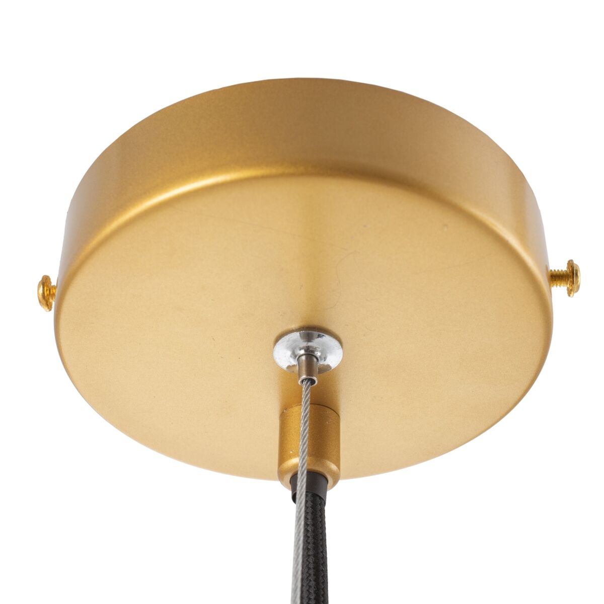 Ceiling Lamp 22 x 22 x 120 cm Gold Glass Metal