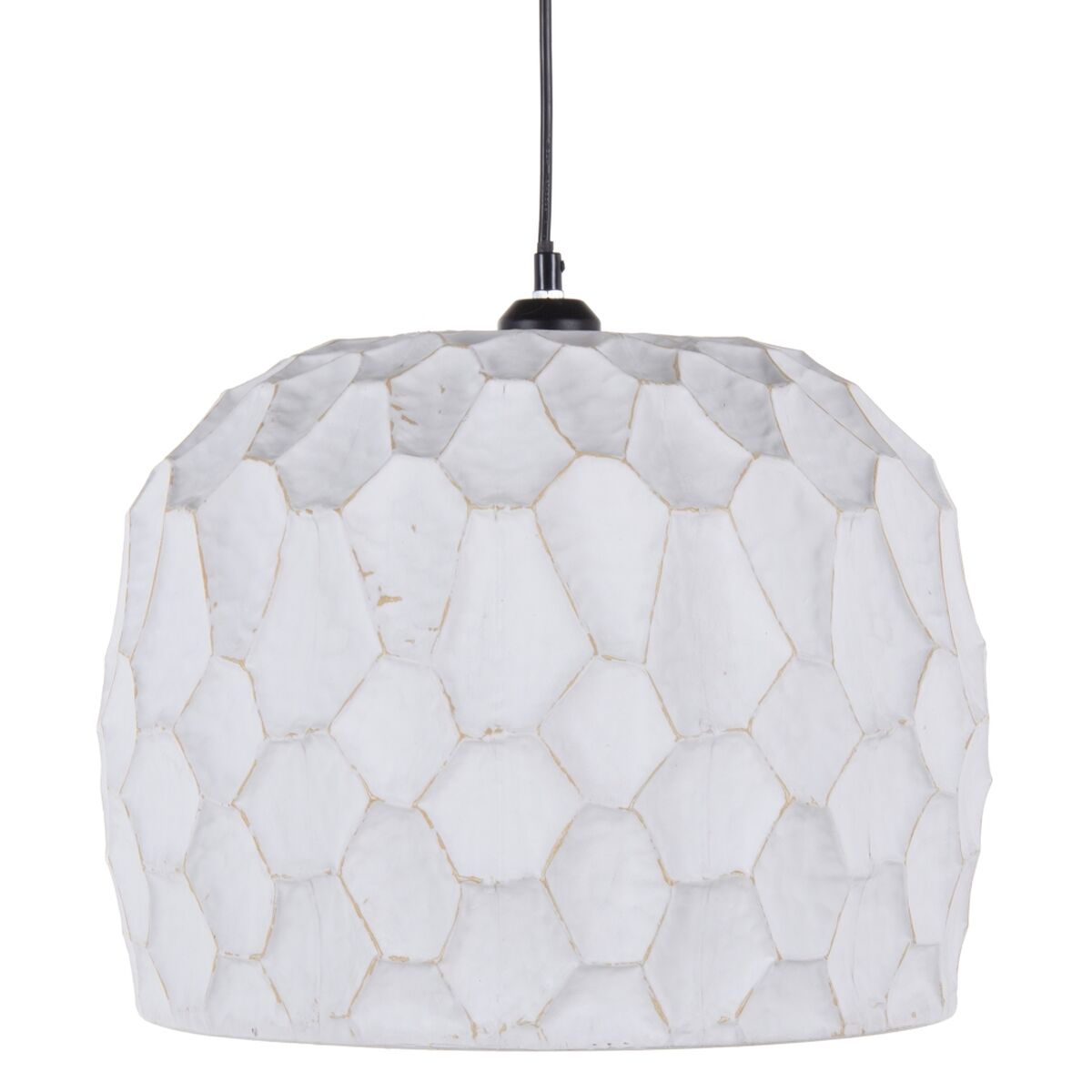 Ceiling Lamp 35.5 x 35.5 x 29.5 cm White Metal