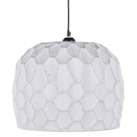 Ceiling Lamp 35.5 x 35.5 x 29.5 cm White Metal