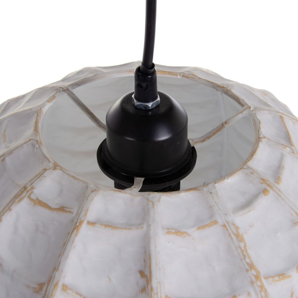 Ceiling Lamp 37.5 x 37.5 x 31 cm White Metal