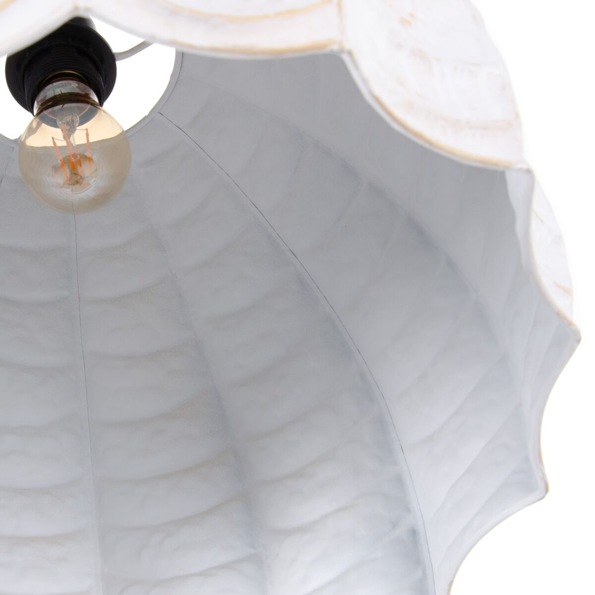 Ceiling Lamp 37.5 x 37.5 x 31 cm White Metal