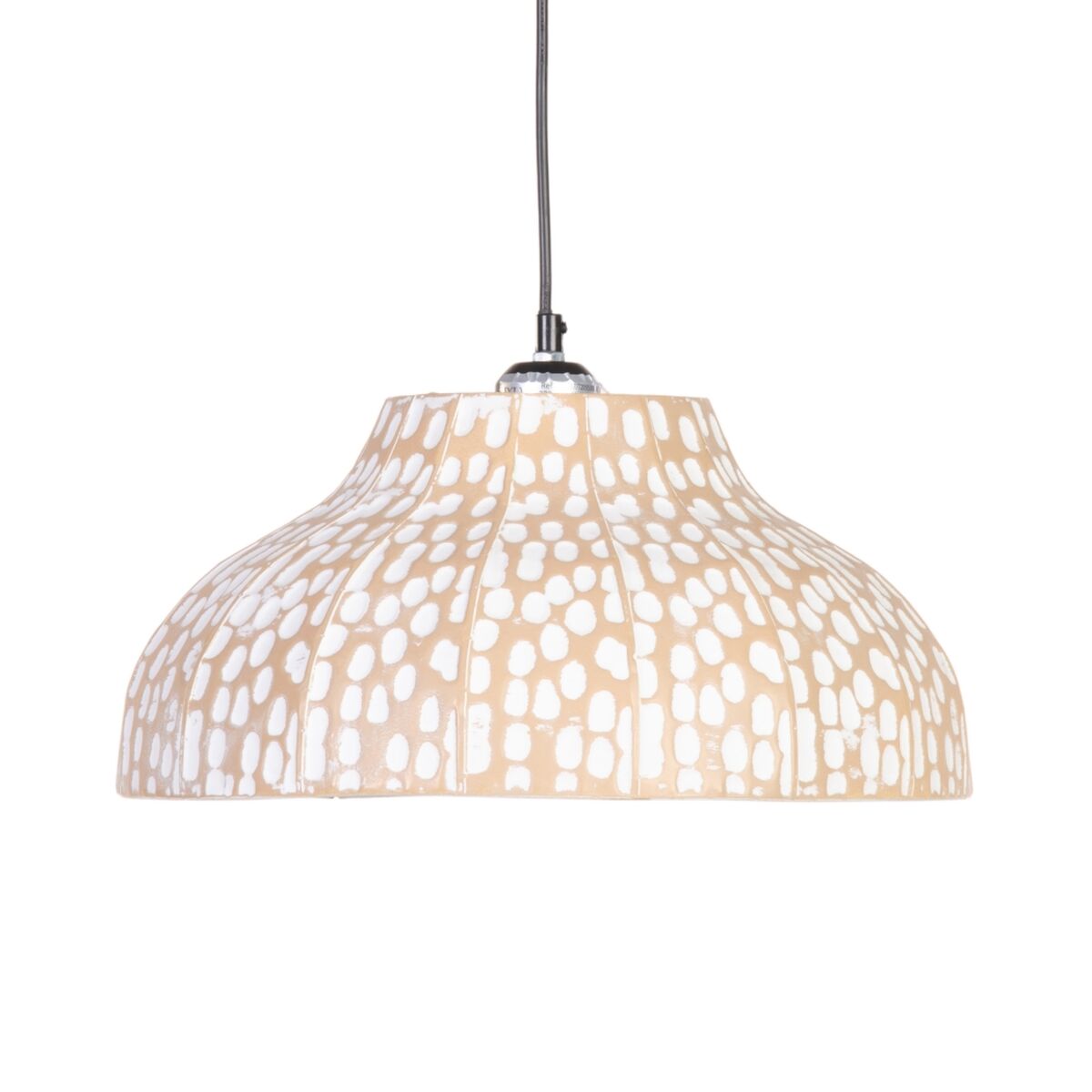 Ceiling Lamp 36.5 x 36.5 x 19 cm White Metal