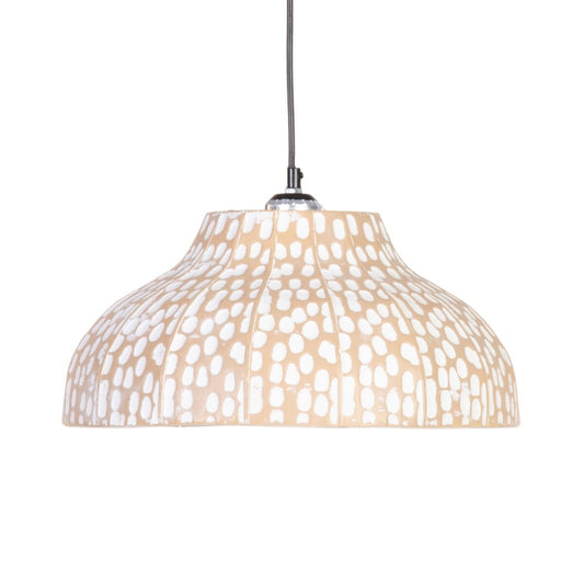 Ceiling Lamp 36.5 x 36.5 x 19 cm White Metal