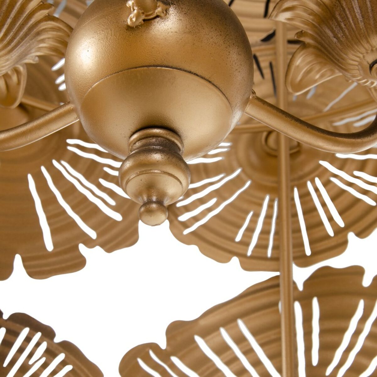 Ceiling Lamp 50 x 50 x 65 cm Gold Metal