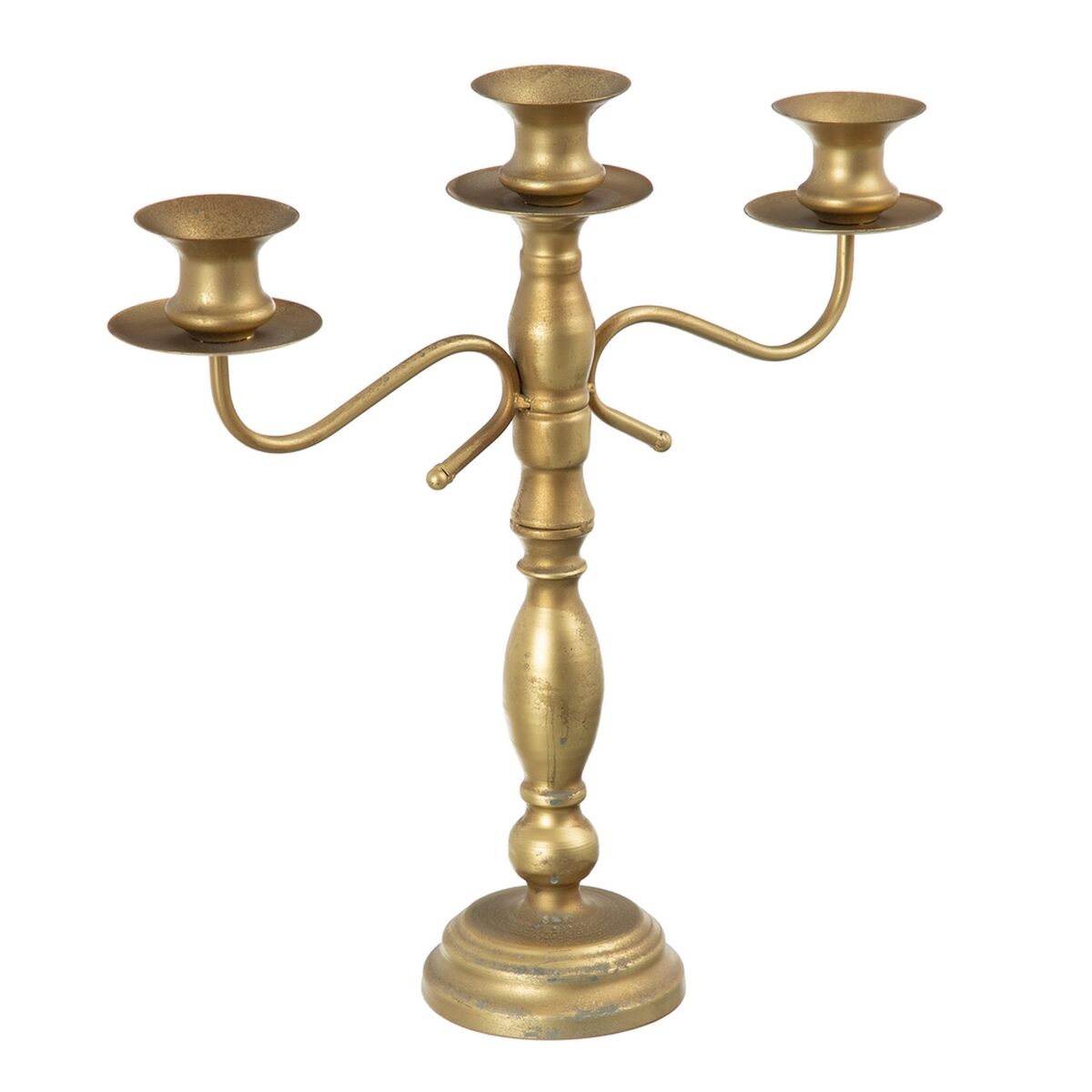 Candlestick 42 x 12 x 42 cm Gold Metal