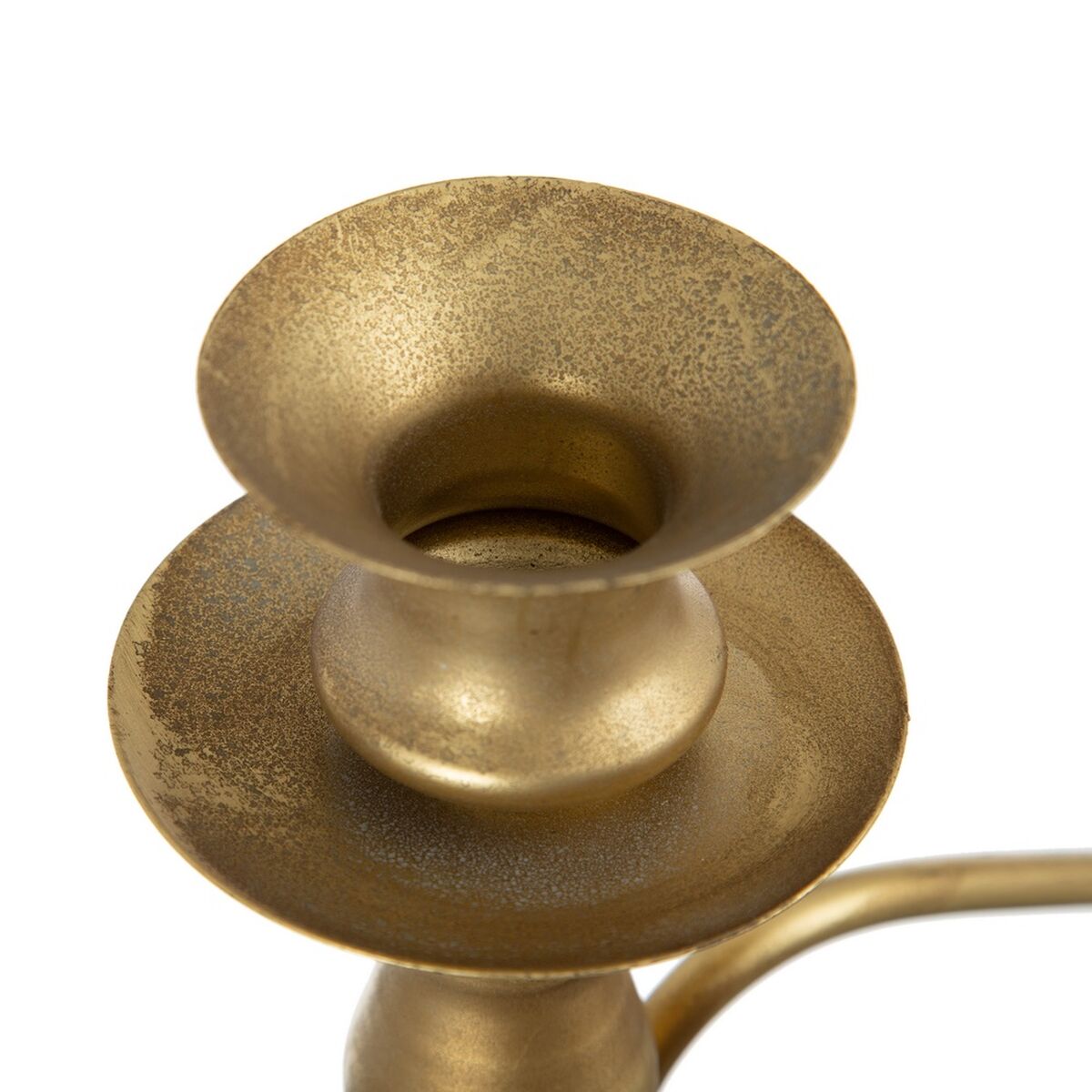 Candlestick 42 x 12 x 42 cm Gold Metal