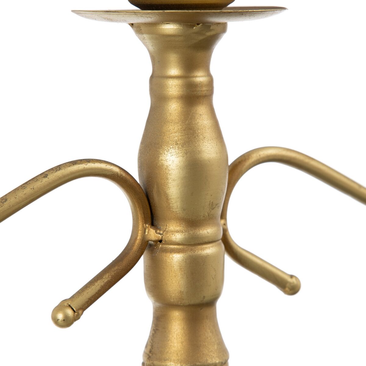 Candlestick 42 x 12 x 42 cm Gold Metal