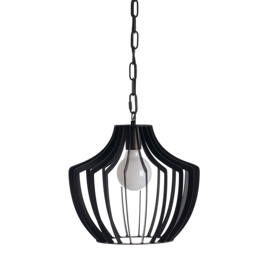 Ceiling Lamp 35 x 35 x 31 cm Black Metal