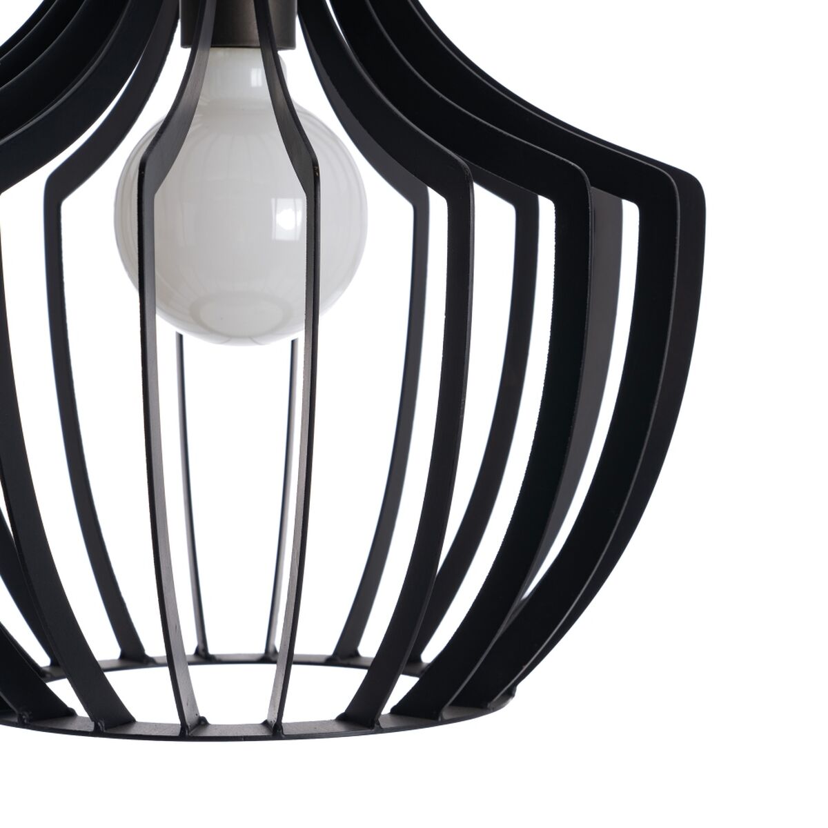 Ceiling Lamp 35 x 35 x 31 cm Black Metal