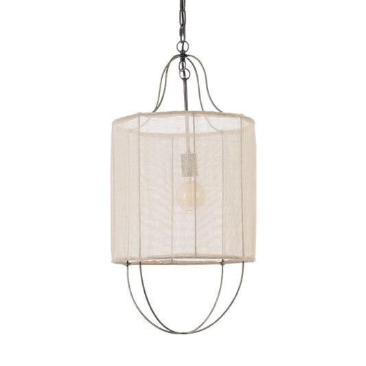 Ceiling Lamp 38.5 x 38.5 x 75 cm Natural Gold Metal