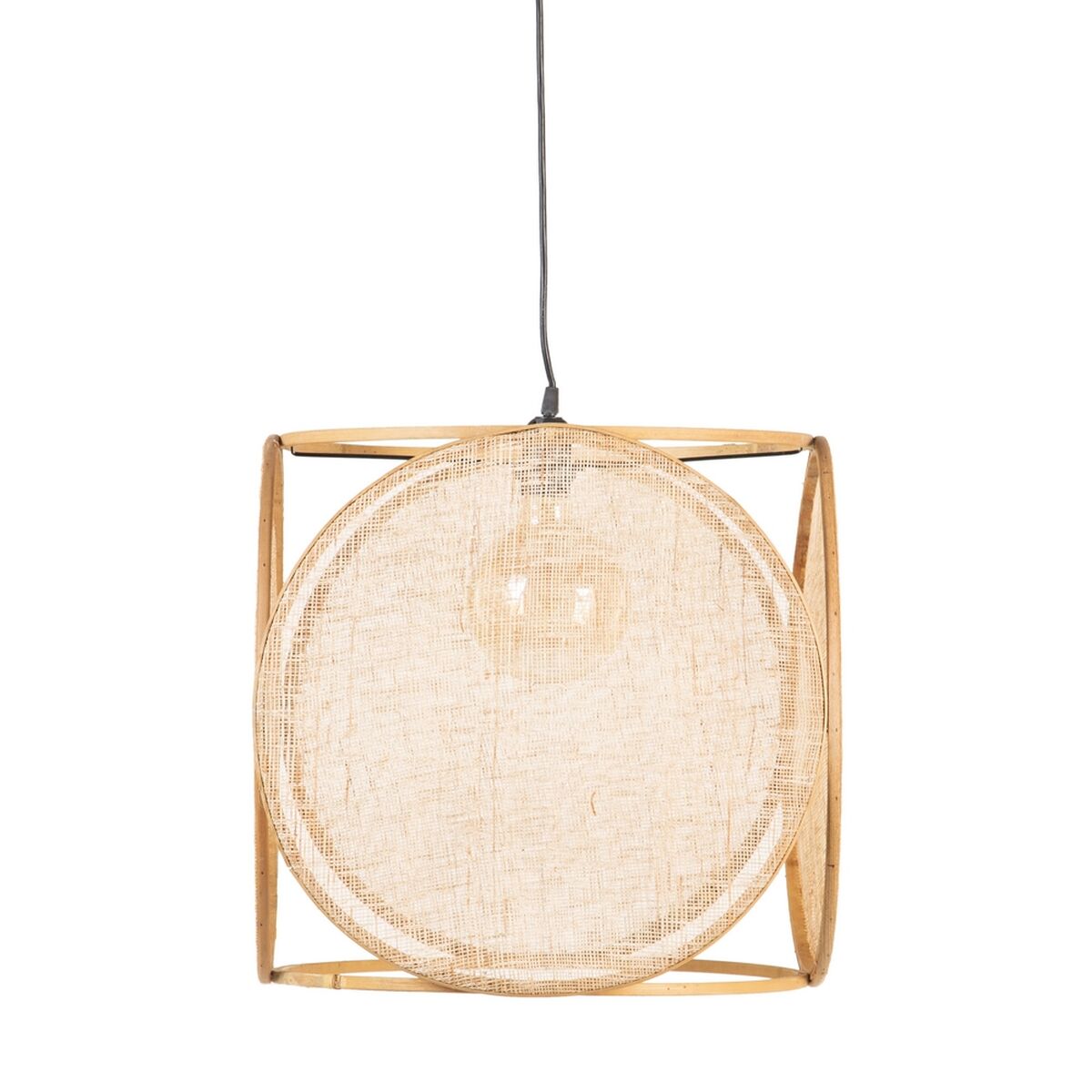 Ceiling Lamp 42 x 42 x 41 cm Natural Natural fiber