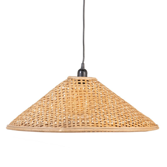 Ceiling Lamp 55 x 55 x 20 cm Natural Bamboo