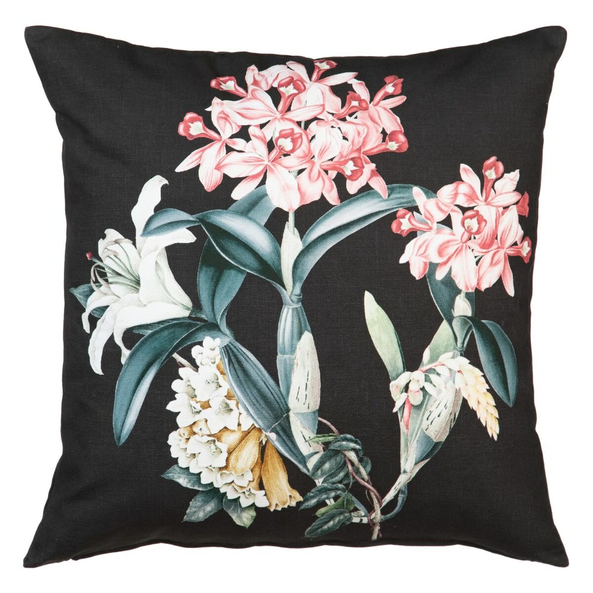 Turquoise cushion 60 x 60 cm 100% cotton Orchid