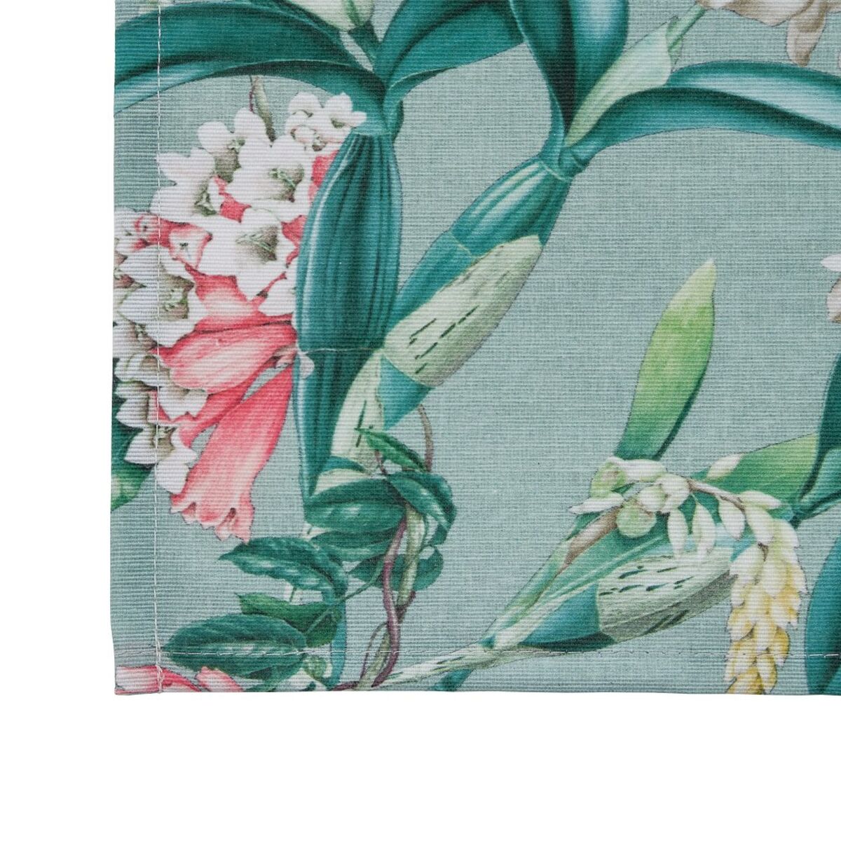Turquoise Tablecloth Polyester 100% cotton 140 x 240 cm