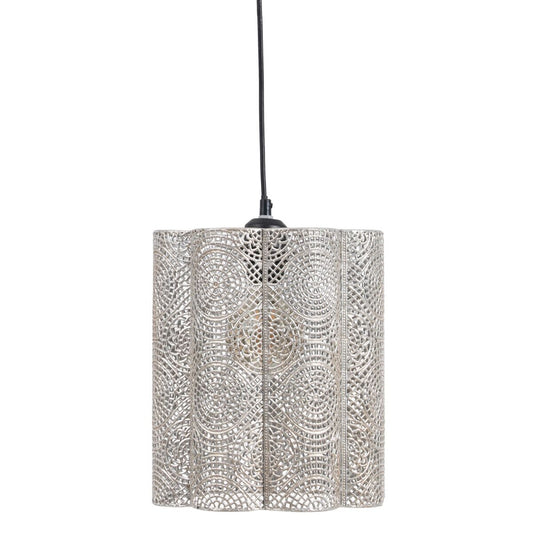 Ceiling Lamp 24 x 24 x 30.5 cm Metal Silver