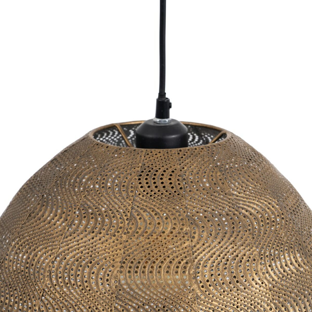 Ceiling Lamp 37 x 37 x 29 cm Gold Metal