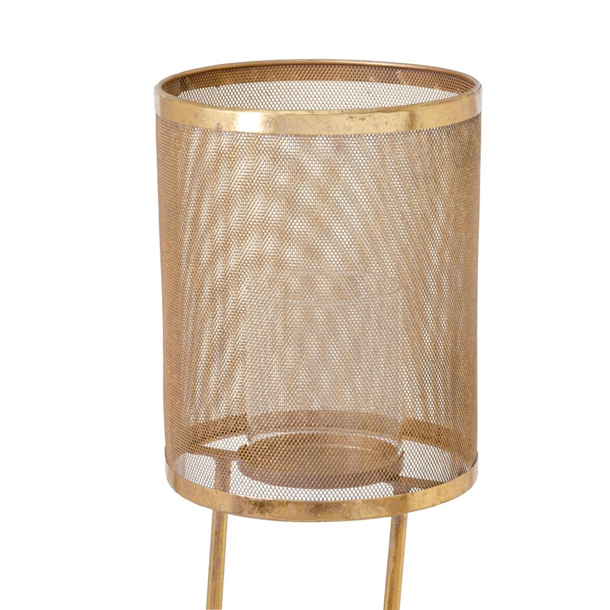 Candle holder 25.5 x 20 x 68.5 cm Gold Metal