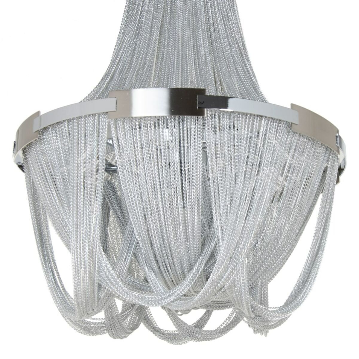 Ceiling Lamp 50 x 50 x 90 cm Metal Silver