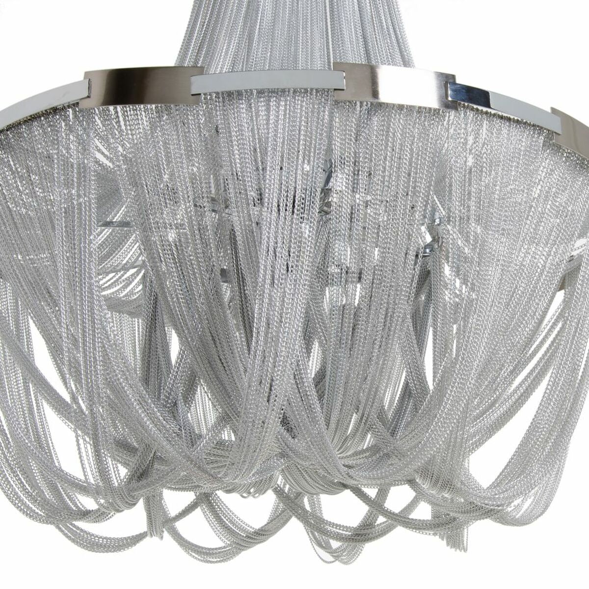 Ceiling Lamp 80 x 80 x 120 cm Metal Silver