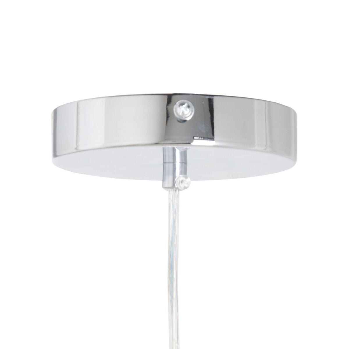 Ceiling Lamp 16 x 16 x 50 cm Glass Gray Metal