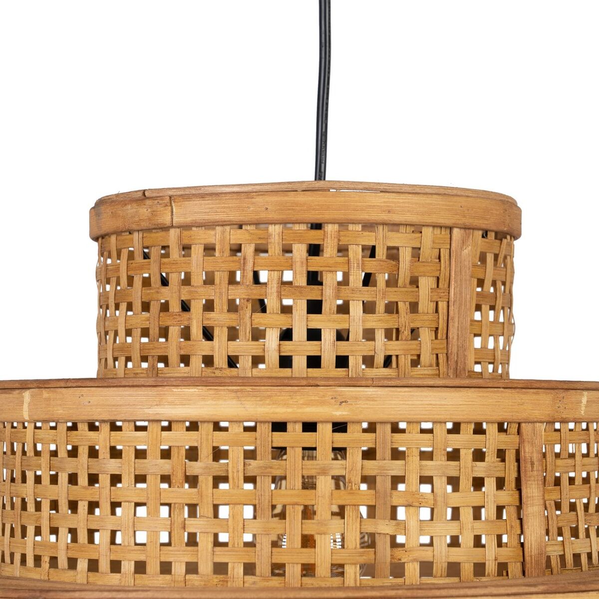 Natural Bamboo Ceiling Lamp 41 x 41 x 48 cm