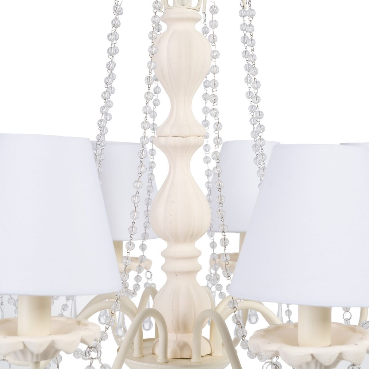 Ceiling Lamp 65 x 65 x 107 cm Beige Metal Classic